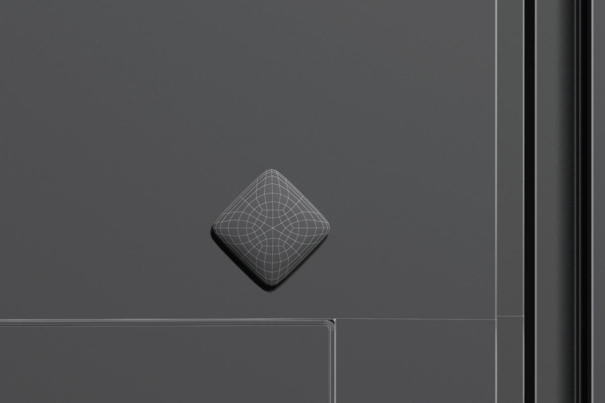 White Rhombus Fridge Magnet 3D Model, an Object 3D Model by rebrandy (Photo 8 of 9)