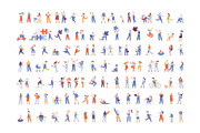 Vector People 200+ Bundle, a Person Illustration by Vector_Art (Thumbnail 5 of 28)