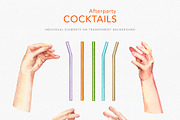 Afterparty Cocktails watercolor set, a Food Illustration by Volha Studio (Thumbnail 7 of 7)