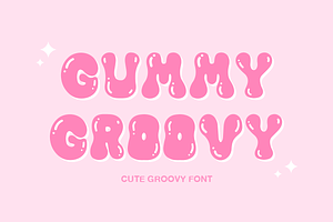 Gummy - Cute Groovy Font Duo