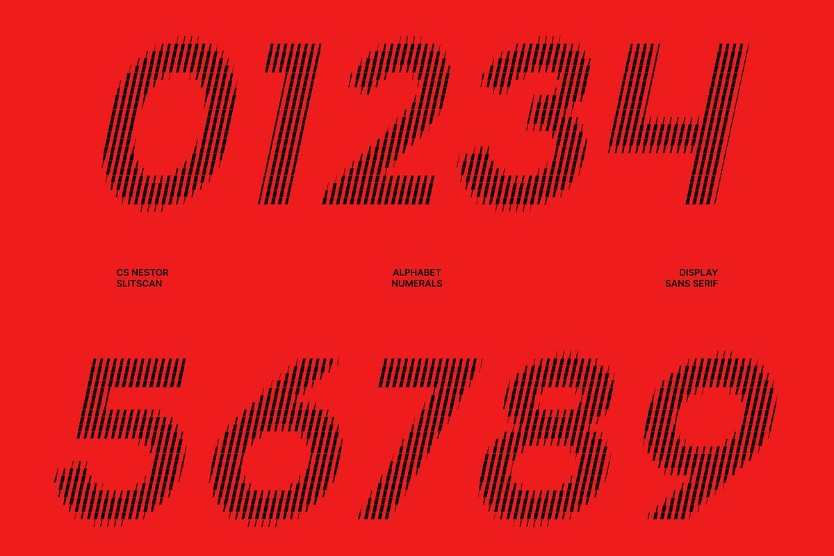 CS Nestor Slitscan, a Sans Serif Font by Craft Supply Co. (Photo 5 of 8)
