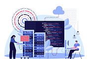 Development and software programming, a Technology Illustration by IcoMaker (Thumbnail 7 of 10)