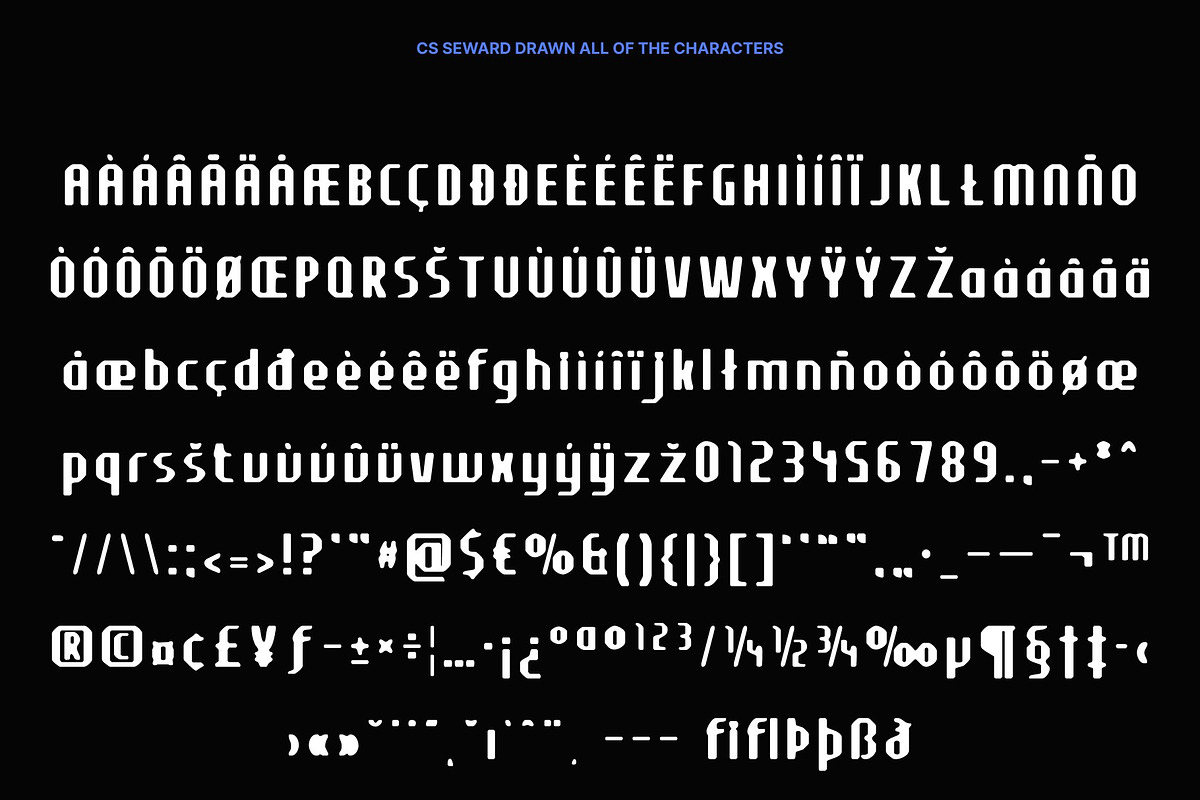 CS Seward Drawn, a Sans Serif Font by Craft Supply Co. (Photo 8 of 8)