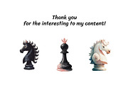 Watercolor Chess Clipart Bundle, a Sport Illustration by InkyQueenArt (Thumbnail 5 of 5)