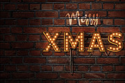 LightBulb Merry Christmas Signs, an Illustration by Solid Pixel (Thumbnail 5 of 15)