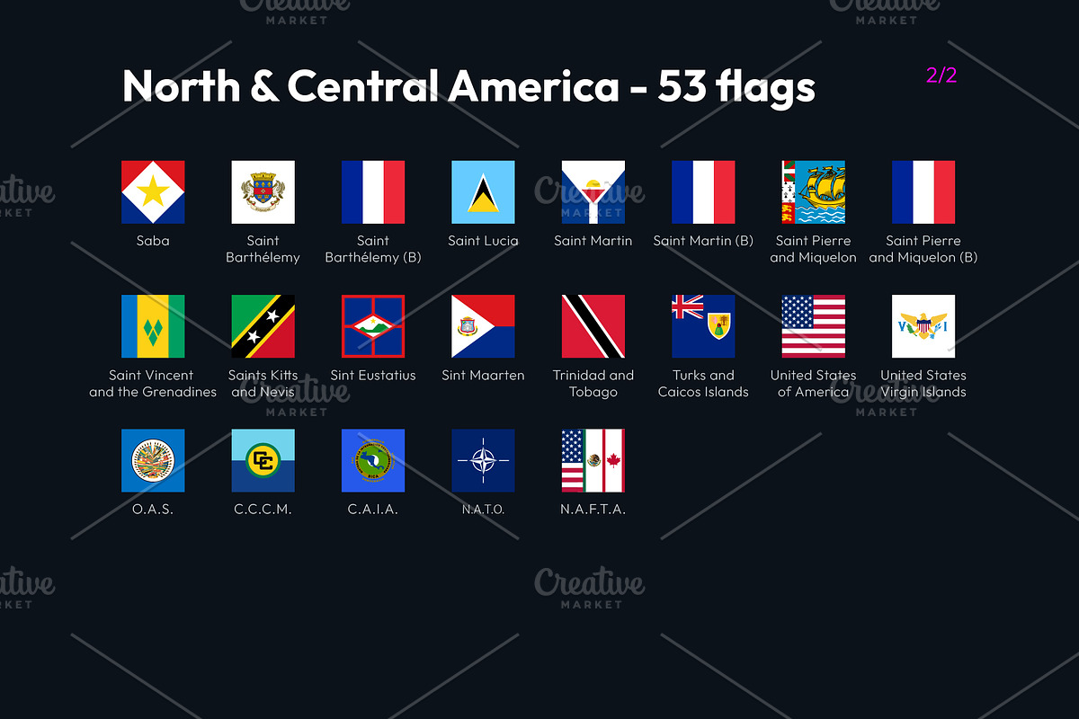 Flags of the World - Square Icons, an Icon by bvcreates (Photo 12 of 16)