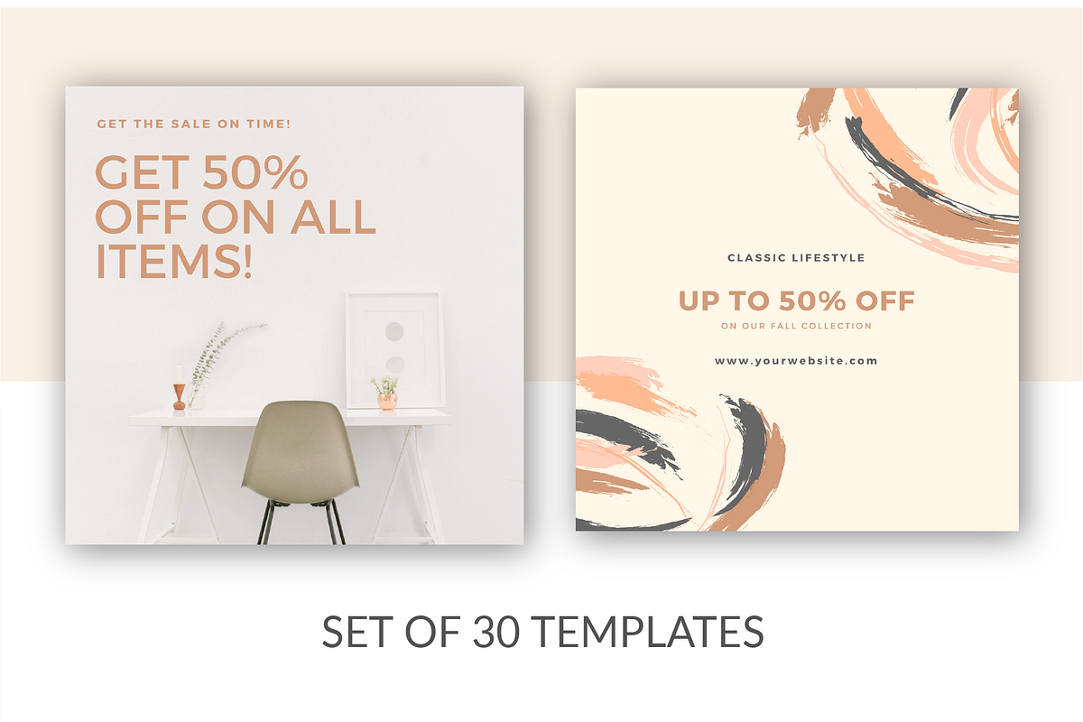 30 Instagram Canva DIY Templates, a Social Media Template by Just Arpi Design Agency (Photo 5 of 6)