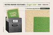 Retro Paper Set, a Texture Graphic by Retro Machine (Thumbnail 3 of 8)