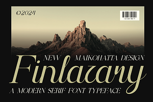 Finlazary - Modern Serif Typeface