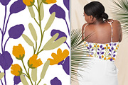 Summer Fruits Flowers Seamless Patte, a Pattern Graphic by KomannaArt (Thumbnail 4 of 11)