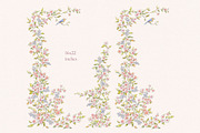 Meadow Whispers png watercolor frame, a Decorative Illustration by Ekaproeka (Thumbnail 5 of 8)