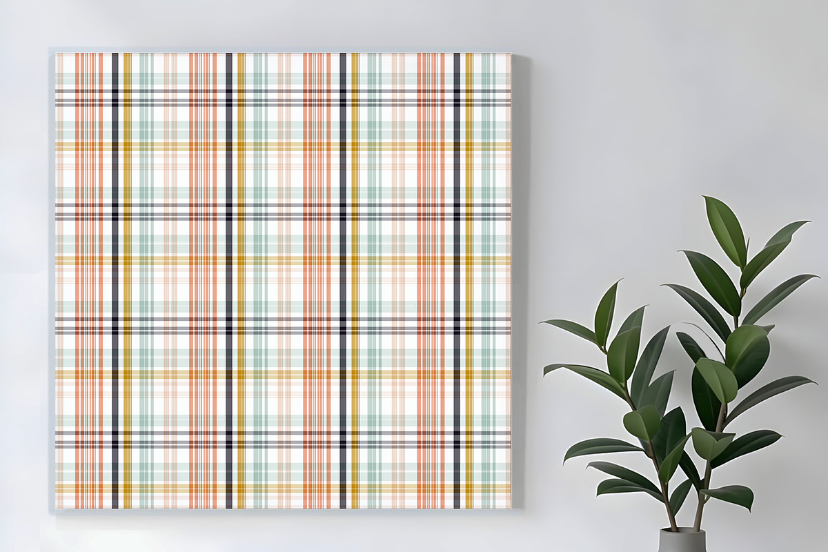 Meadow Plaid Seamless Repeat, a Pattern Graphic by Sharon Schwalbe (Photo 4 of 6)