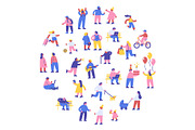 Tiny people crowd, a Person Illustration by Vector_Art (Thumbnail 6 of 12)