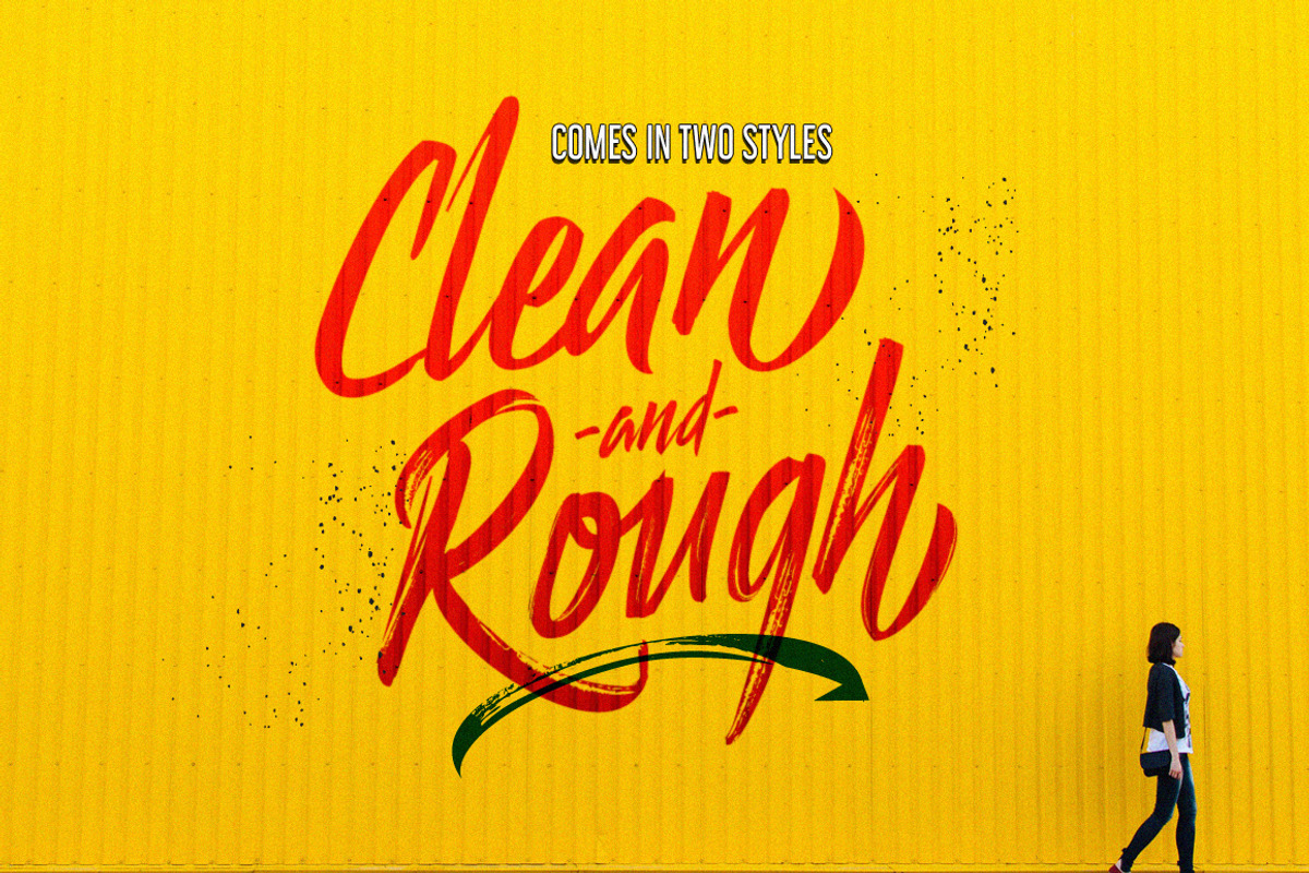 BetterRattler Two Styles Script, a Script Font by DoubleZ Studio (Photo 12 of 12)