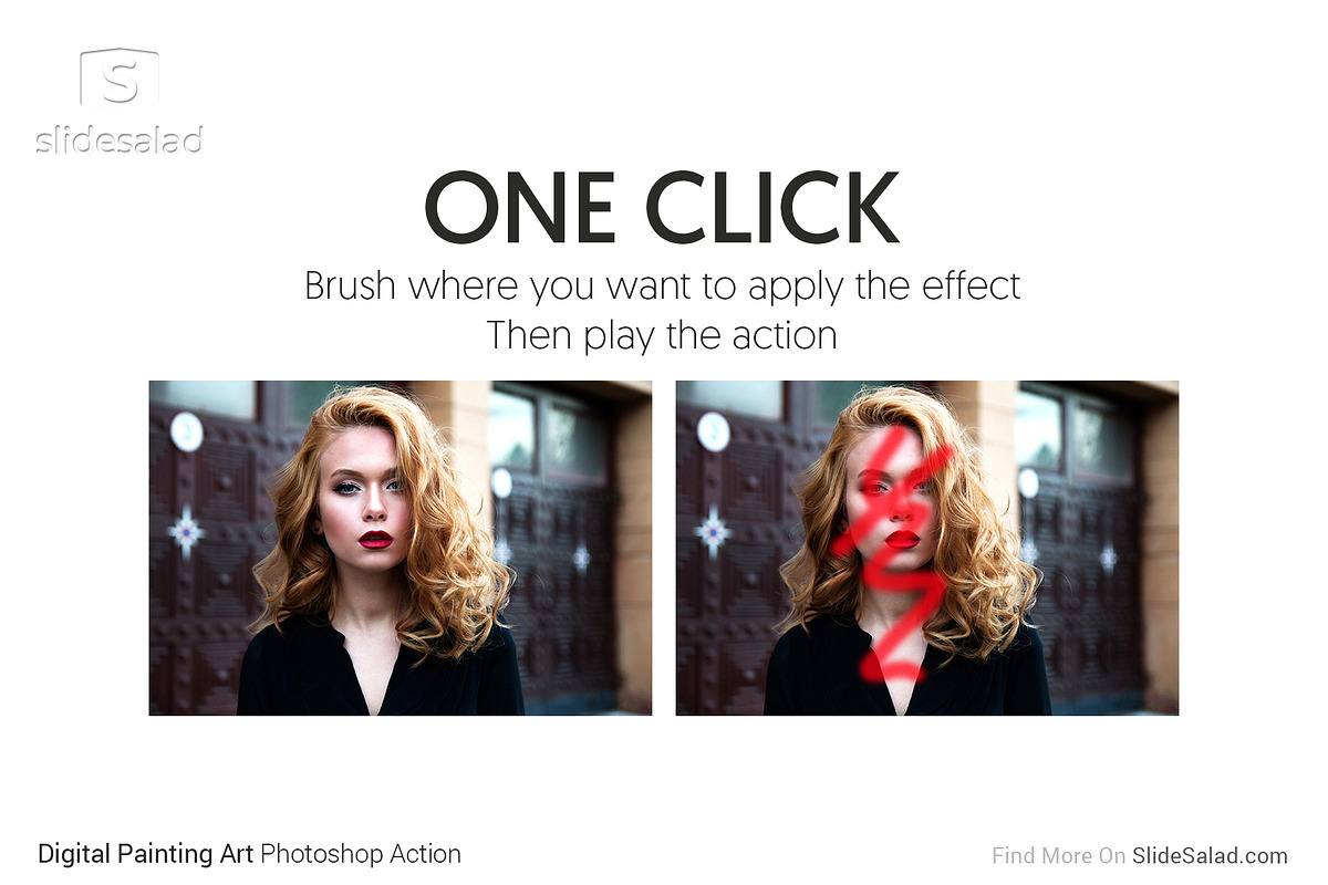 Digital Painting Photoshop Action, an Action Add-On by SlideSalad (Photo 2 of 21)
