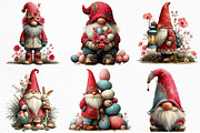 Whimsical Easter Gnome Clipart, an Illustration by Craft Nest (Thumbnail 3 of 10)
