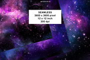 Seamless Galaxy Night Texture, a Pattern Graphic by DiBrush Studio (Thumbnail 2 of 6)