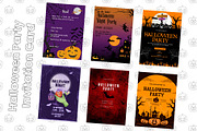 Halloween Party Invitation Card Pack, an Invitation Template by DesignGenix (Thumbnail 2 of 3)