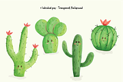 Cactus Watercolor - Editable Planner, a Decorative Illustration by An Design (Thumbnail 2 of 5)