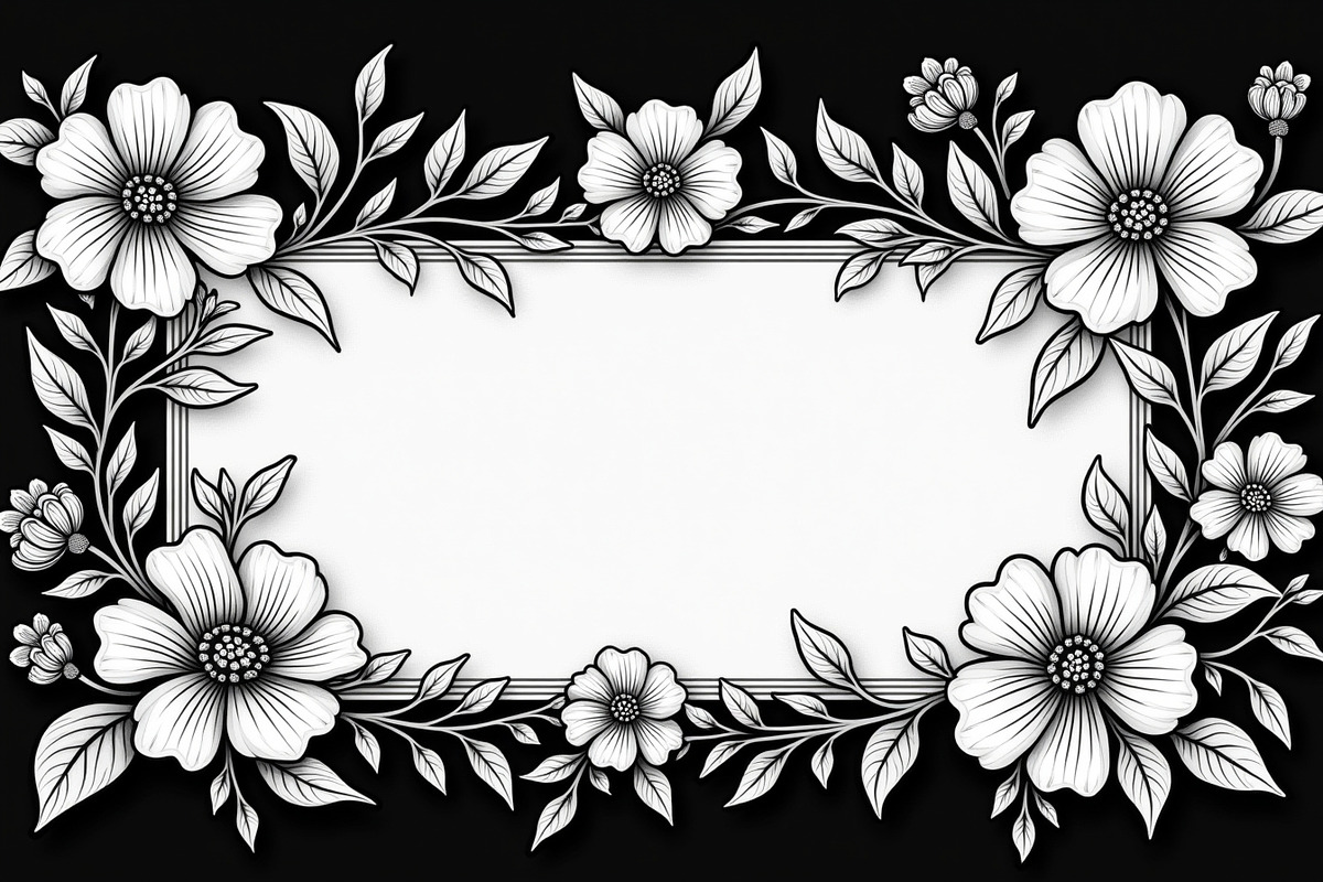 Elegant laser cut black and white, an Illustration by Amazin_art (Photo 8 of 10)