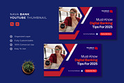 Nava Bank - YouTube Thumbnail, a Social Media Template by Esensifiksi.studio (Thumbnail 1 of 3)