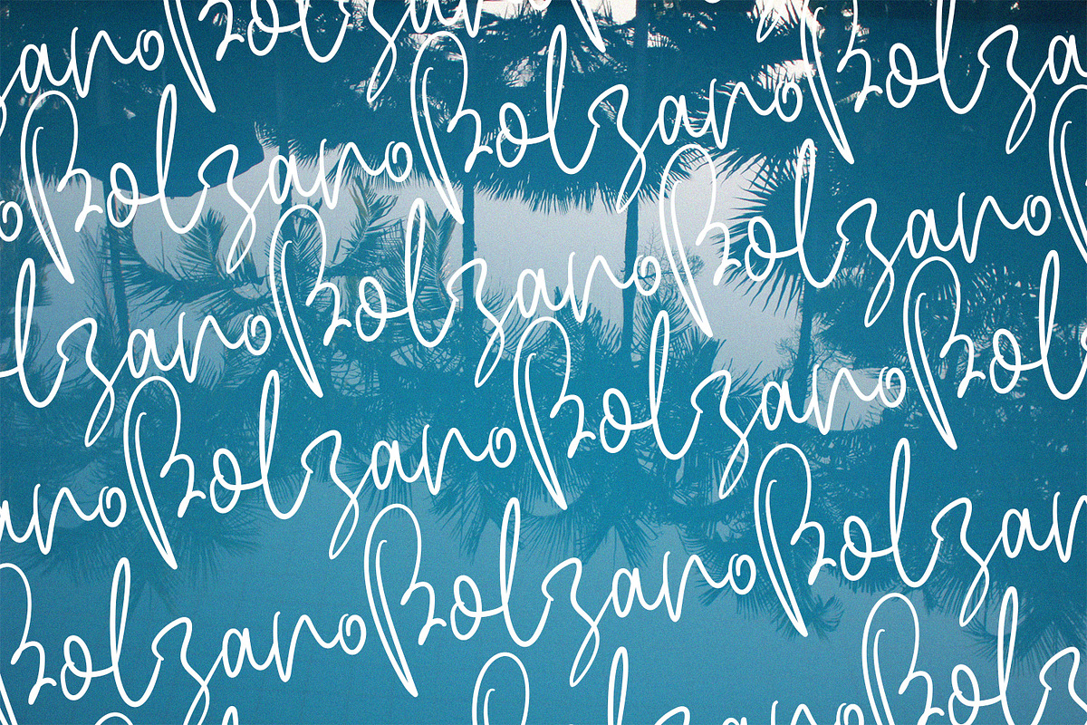 Bolzano - A Beautiful Script Font preview 2