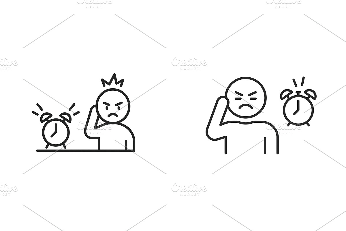 Frustrated characters reacting to, an Illustration by ZinetroN