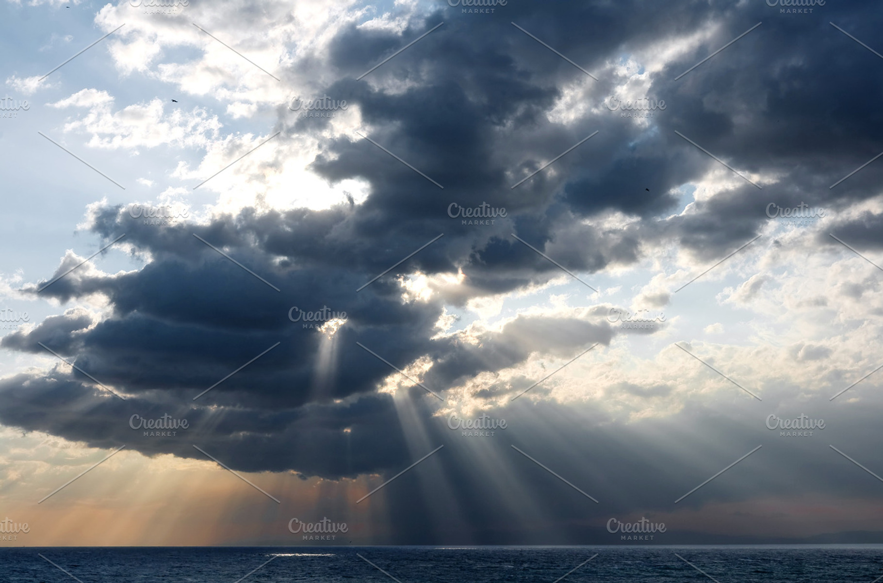 rays and clouds, a Nature Photo by Antonio-S