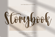 Storybook | Script font, a Script Font by Scratchones (Thumbnail 1 of 8)