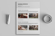 All in One Single Page Resume Pack, a Resume Template by SNIPESCIENTIST (Thumbnail 4 of 5)