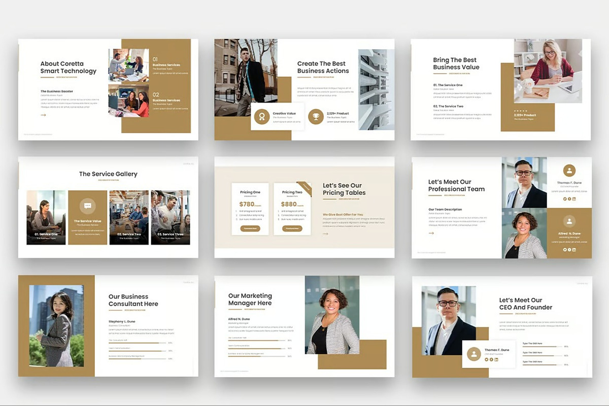 Coretta - Creative Elegant Keynote, a Presentation Template by Fit-tee (Photo 4 of 6)