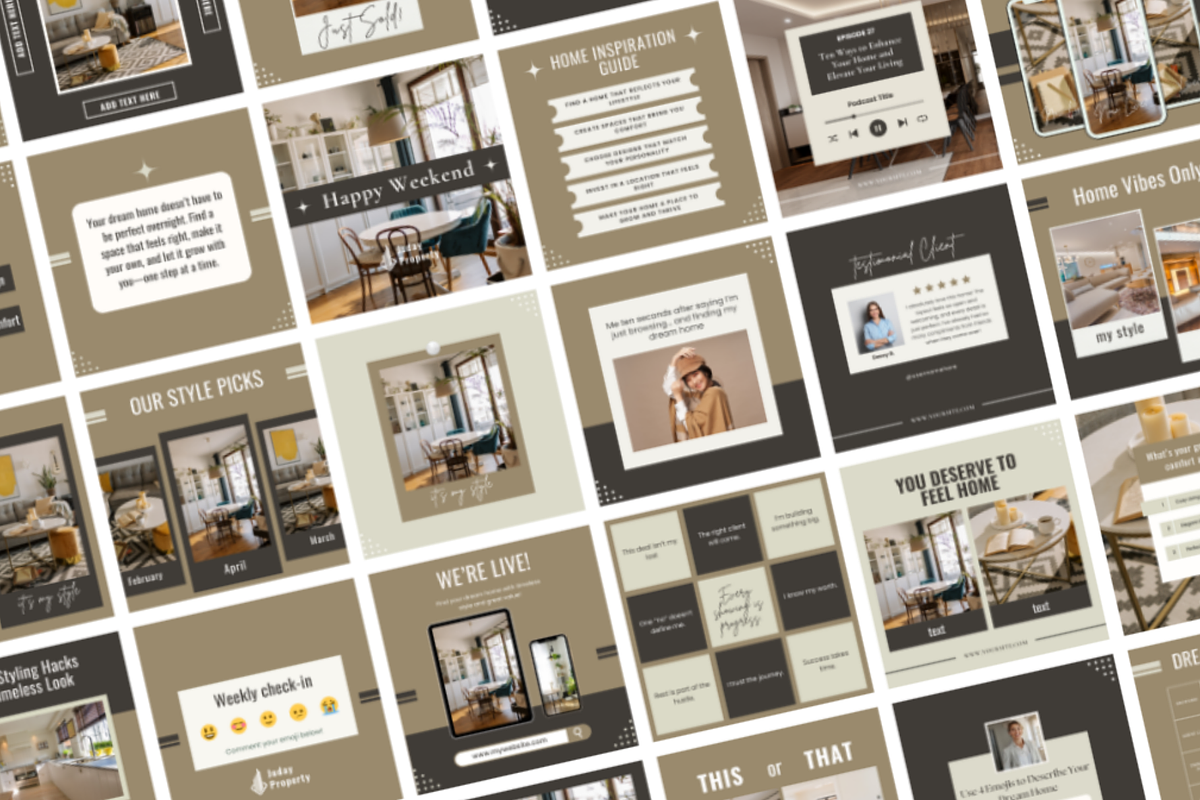270 Real Estate IG Templates, a Templates & Theme by judayartworks (Photo 3 of 8)