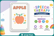 Speech Therapy Flashcard Bundle, an Education Illustration by Actual Pixel (Thumbnail 2 of 22)