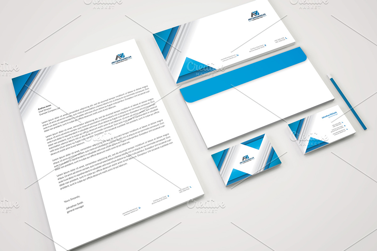 Corporate Stationery Pack, a Stationery Template by BettyDesign (Photo 9 of 9)