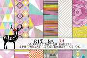 Background Paper Kit 24, a Pattern Graphic by Mod Paperie (Thumbnail 1 of 2)