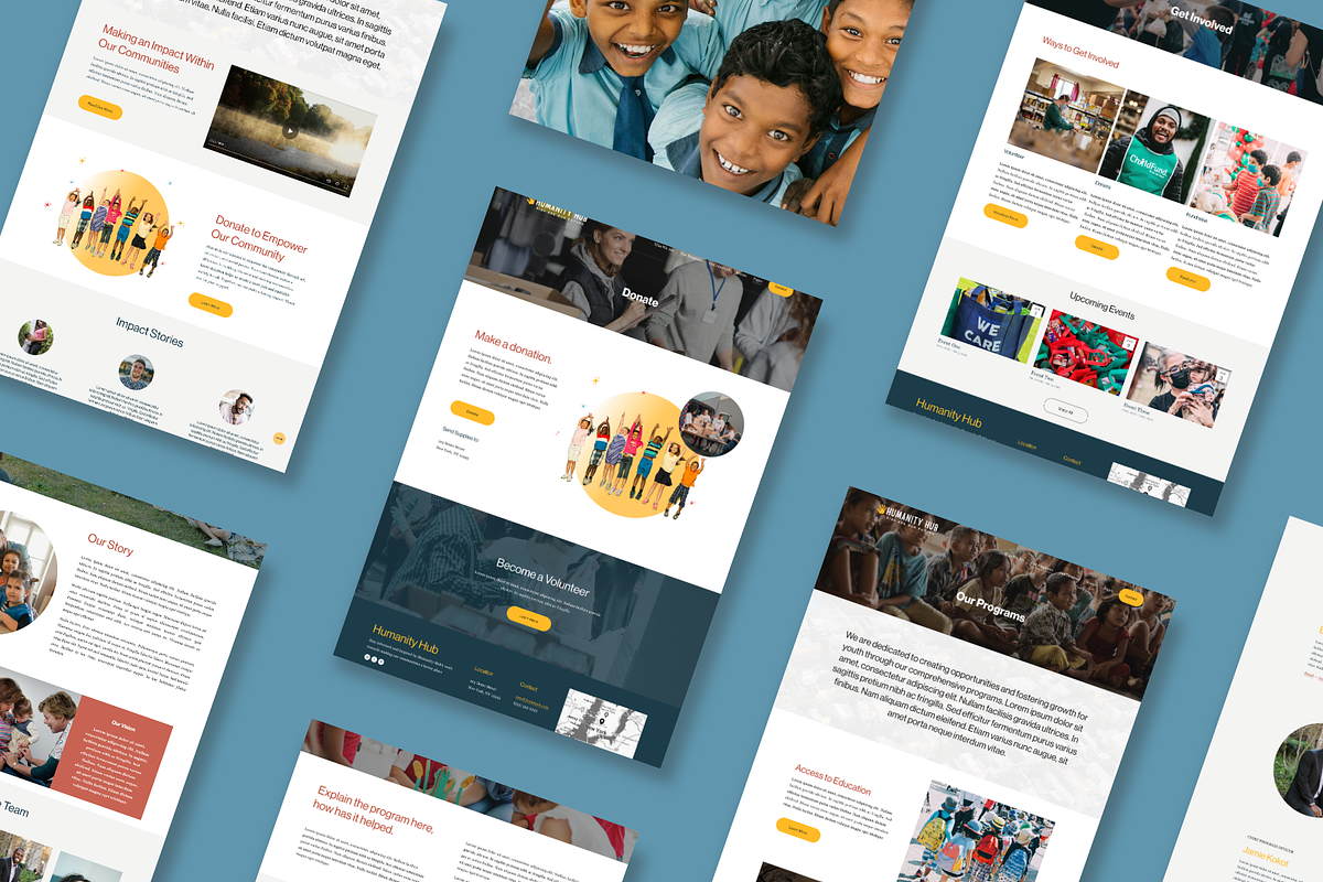 Nonprofit Squarespace Website, a Squarespace Template by Wynn Solutions (Photo 2 of 4)