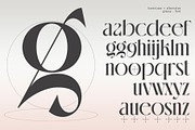 glossy - a modern serif, a Serif Font by INKSUN™ (Thumbnail 2 of 11)