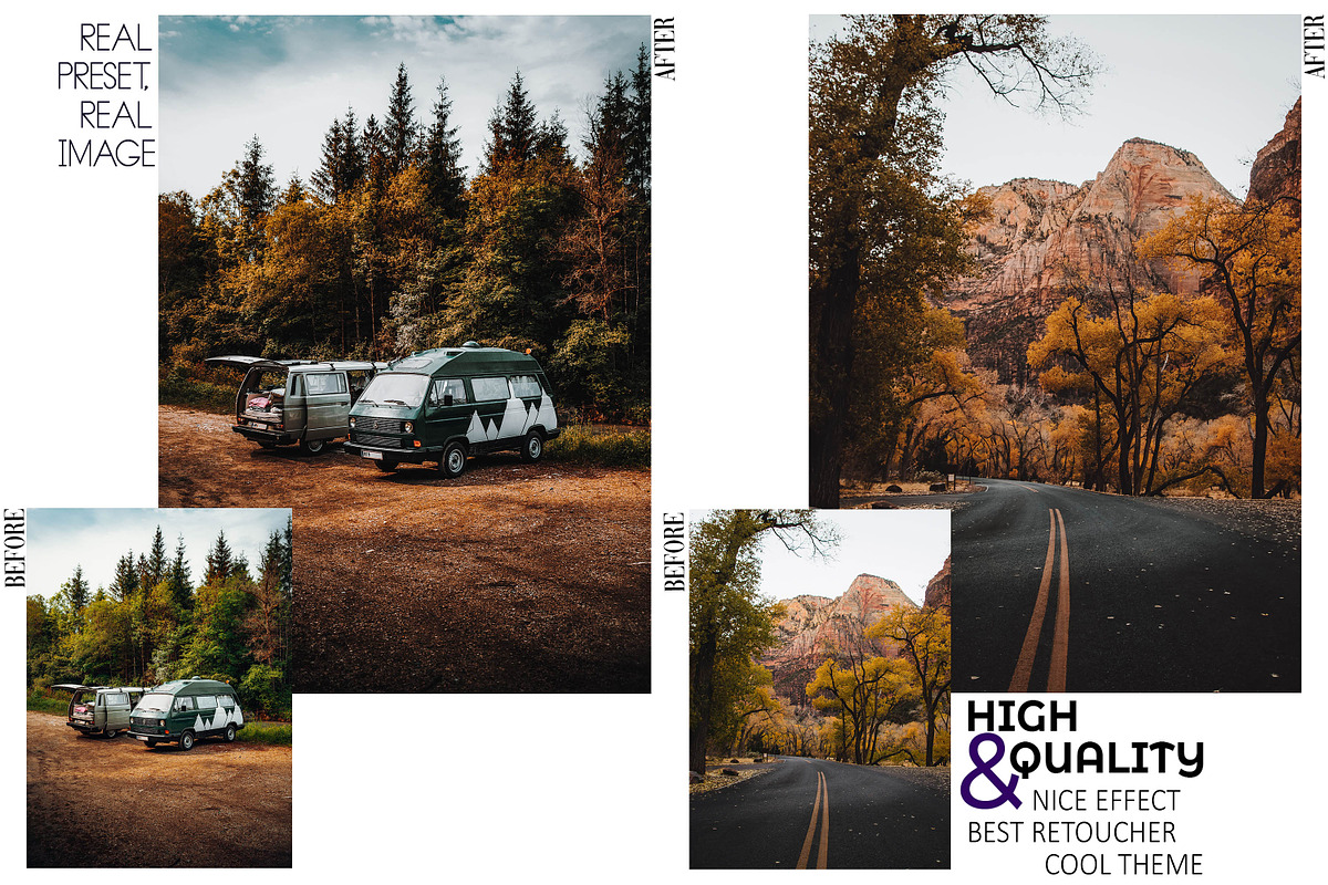 12 Off Gride Photoshop Actions, an Action Add-On by Hue Palettte Studio (Photo 4 of 10)