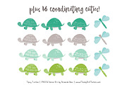 Emerald Isle Turtle Stack Clipart, an Illustration by Amanda Ilkov (Thumbnail 4 of 4)
