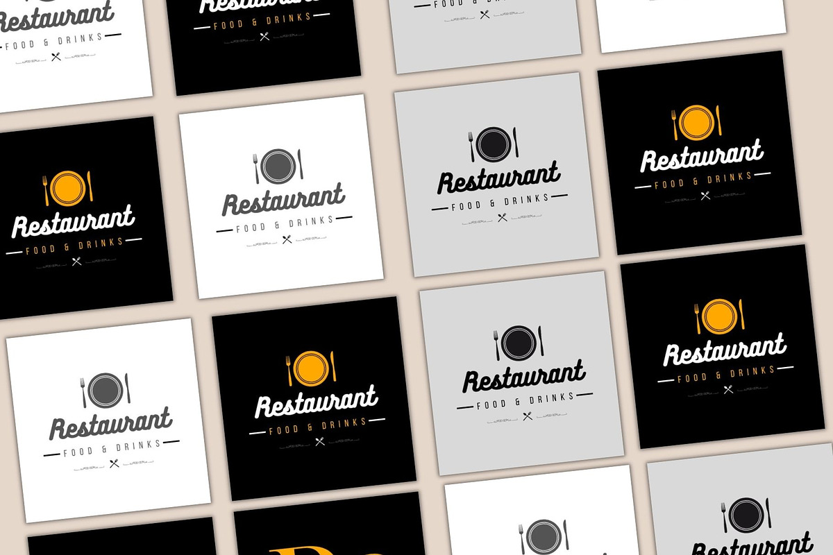 Delicious Restaurant Logo Design, a Branding & Logo Template by Mishek Munene (Photo 4 of 9)