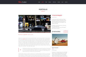 We.Make - Bootstrap 3 PSD Template