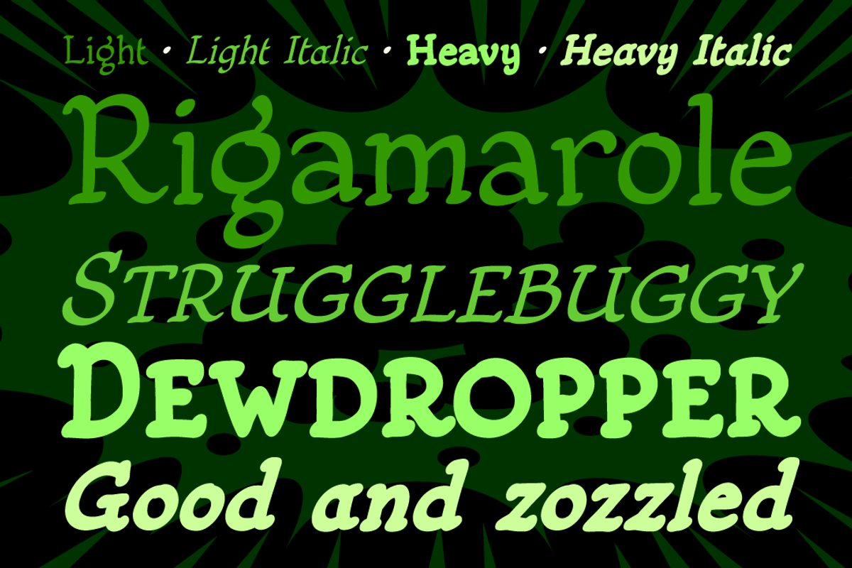 Fiddlefaddle - silent movie titles, a Handwritten Font by Comicraft Fonts (Photo 5 of 7)