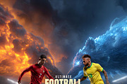 Football Rivalry Digital Backdrops, a Background Graphic by Walllow Creatives (Thumbnail 4 of 5)