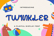 Twinkler Playful Display Font, a Sans Serif Font by BlancaLab Studio (Thumbnail 2 of 8)