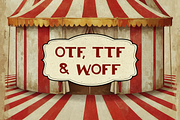Circus Marquee - Bold Retro Typeface, a Sans Serif Font by Mr.Typeman (Thumbnail 5 of 9)