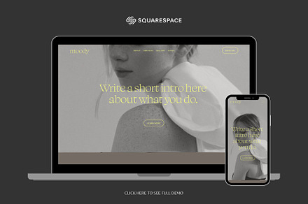 Photography Squarespace 7.1 Website