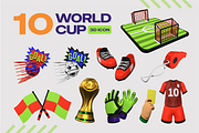 World Cup 3D Icon Pack, an Object 3D Model by Burntilldead (Thumbnail 7 of 7)