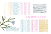 Watercolor Christmas Wonderland, an Object Graphic by Kattypainting (Thumbnail 3 of 6)