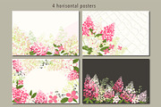 Hydrangea Floral art design, an Object Graphic by yana.tasha (Thumbnail 5 of 9)
