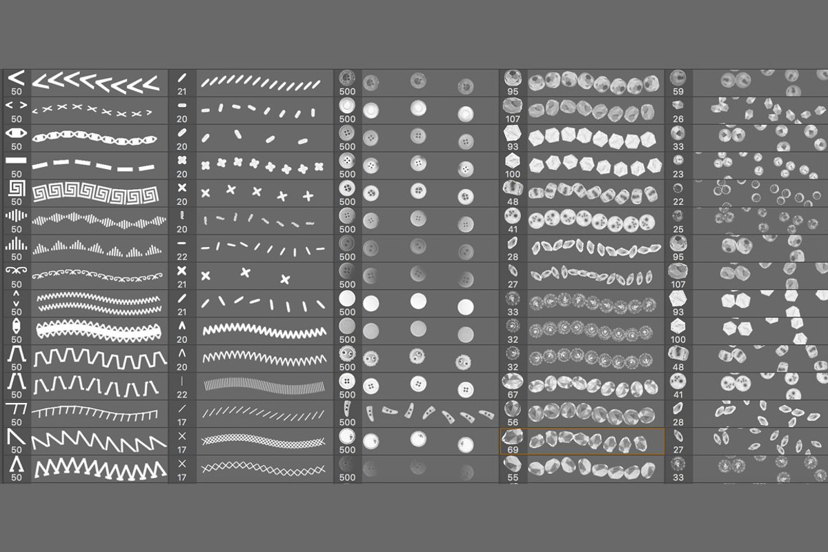 Couture Brushes for Photoshop, a Brush Add-On by FaeryDesign (Photo 2 of 4)